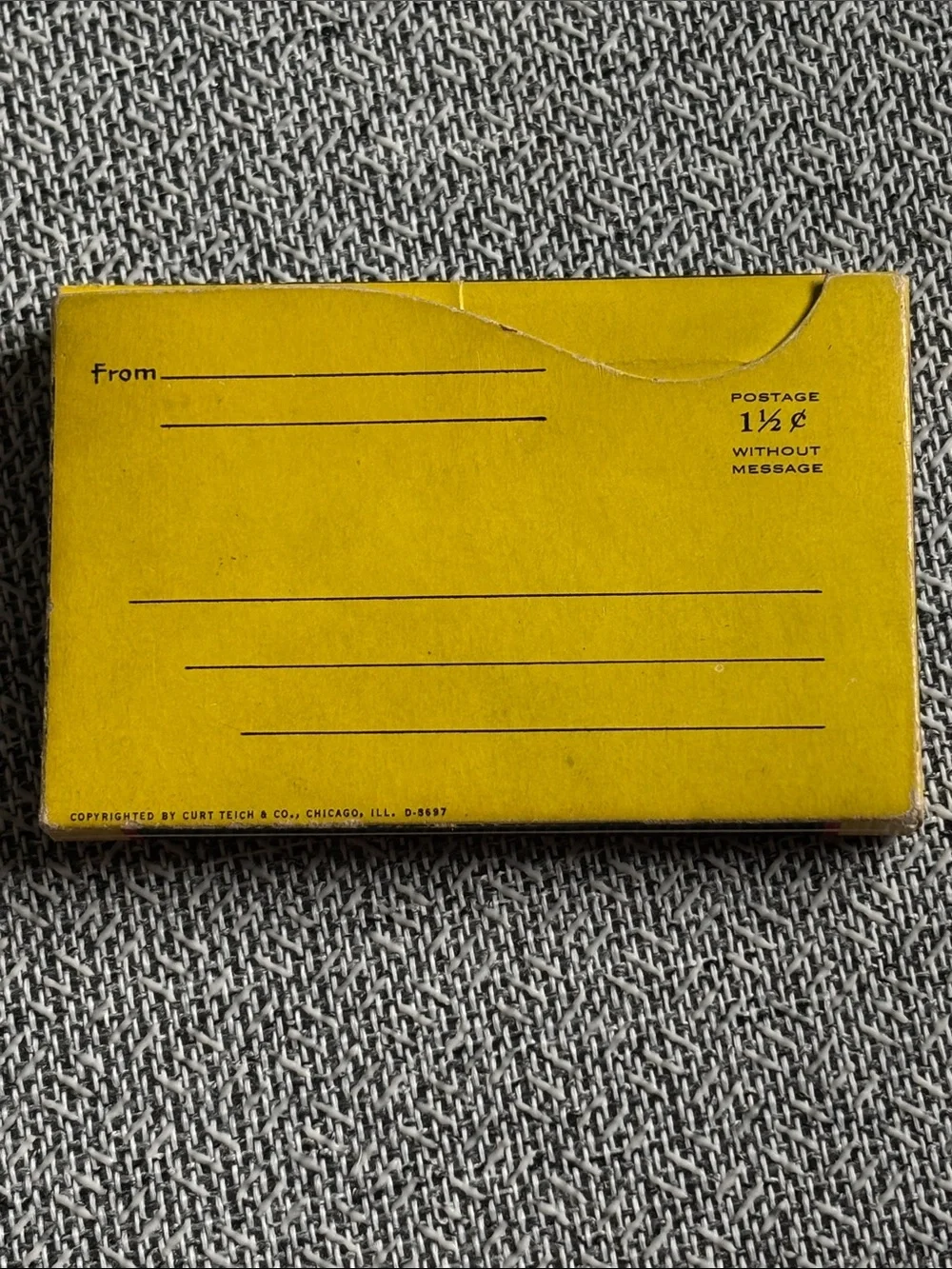 Souvenir Views New York City Vintage Photo Slide Pack - Yellow